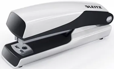 Capsator Leitz Wow - Mini Nexxt, până la 10 foi, №10, alb metalic