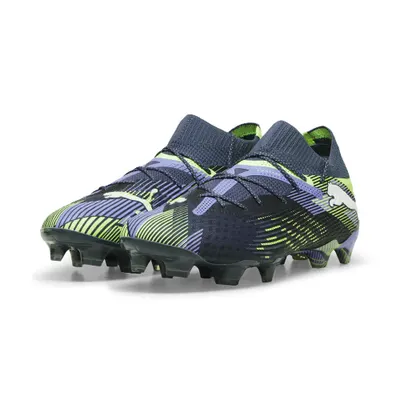 Ghete de fotbal FUTURE 7 ULTIMATE FG/AG PUMA Gray Skies White Fizzy Apple Yellow