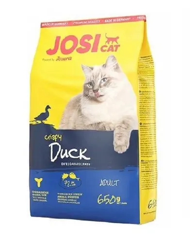 JOSERA JosiCat crispy duck 650g Hrana uscata pisici, cu rata