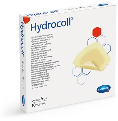 Pansamente hidrocoloid Hydrocoll 5x5 cm, 10 buc – Hartmann