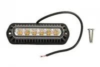 Girofar (portocaliu, 12 24V, LED, LED, 12W, 2-puncte montare, lungime cablu; 0,3m)