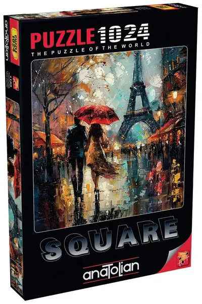 Puzzle pătrat Anatolian din 1024 piese - Dragoste la Paris