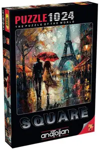 Puzzle pătrat Anatolian din 1024 piese - Dragoste la Paris