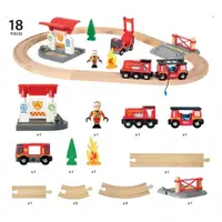 Set de joaca - Trenulet pompieri