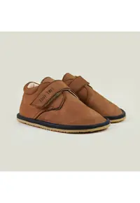 Pantofi Barefoot din piele naturala - Bron - Maro - Maro