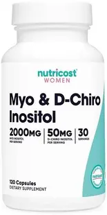 Women Myo D-Chiro Inositol, 120 capsule, Nutricost