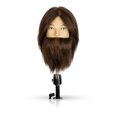 Cap de manechin EXALTO - HUGO - 1015 - cu barba - par 100% natural