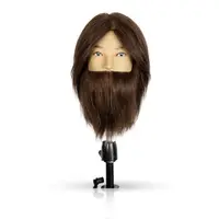 Cap de manechin EXALTO - HUGO - 1015 - cu barba - par 100% natural