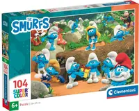 Puzzle pentru copii Clementoni din 104 piese - Ștrumfii