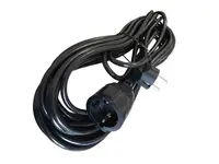 Cablu prelungitor 3x1.5mm cu cupla 10m Alien negru