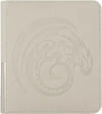 Mapă de stocare cărți de joc Dragon Shield Zipster - Ashen White (Small)