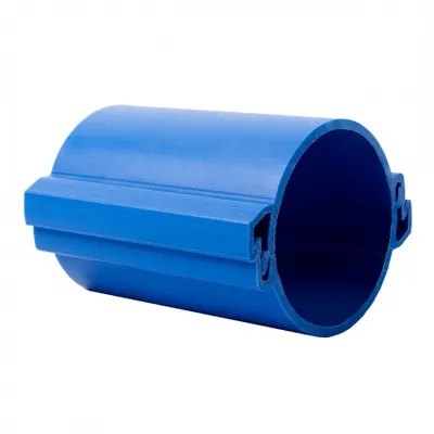Tub rigid format din doua parti pentru protectie cabluri subterane D 110mm Albastru