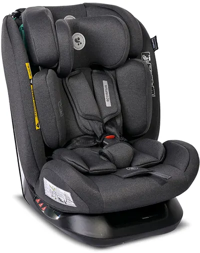 Scaun auto Lorelli - Scorpius, i-Size, 40-150 cm, Black Jasper