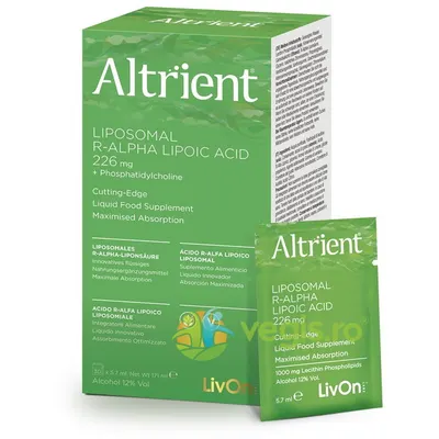 Acid R-Alfa Lipoic Lipozomal 226mg 30 pliculete Livon Labs