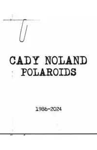 Cady Noland: Polaroids 1986-2024