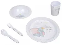 Set de mese din melamină Widdop Disney - Dumbo, 5 piese