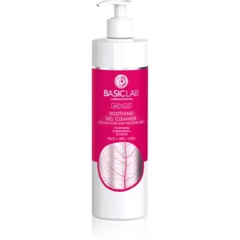 BasicLab Dermocosmetics Micellis gel calmant de curatare pentru piele sensibila si inrosita