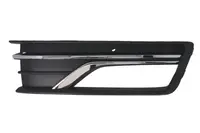 Grila ventilatie bara fata dreapta potrivit VW PASSAT B7 FL USA 2016-2019 - (cu dungă acoperită cu crom, cu orificii lampa ceata, plastic, negru/crom)