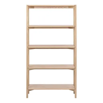Bibliotecă în culoare naturală cu aspect de lemn de stejar 86x160x30 cm Braidwood – Actona