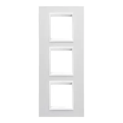 Placa ornament CProiector HORUS LUX international - IN TECHNOPOLYMER - 2+2+2 modul VERTICAL - WHITE MONOCHROME - CProiector HORUS