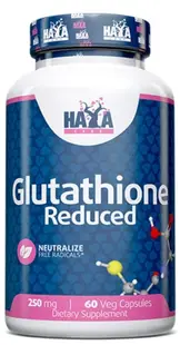 Glutathione Reduced, 250 mg, 60 capsule, Haya Labs