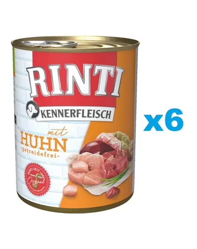 RINTI Kennerfleisch Chicken cu pui 6x800 g hrana caine adult