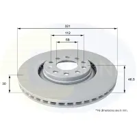 Disc frana COMLINE ADC1473V