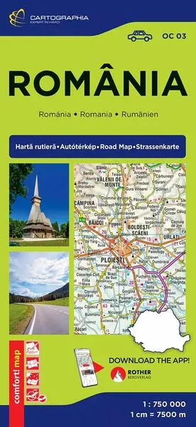 Hartă rutieră România Comfort - Paperback - ***