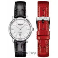 Ceas Tissot CARSON AUTOMATIC W-DIAMONDS - Special Pack + Extra Strap