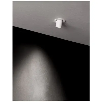 Spot DESERT Alb Aluminiu Adjustable Rotating LED 3 Wat 9 Volt 350Ma 210Lm 3000K, Beam Angle 35 degrees IP20