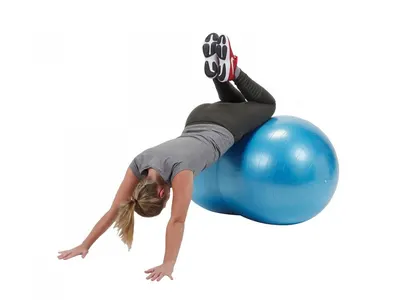 Minge aluna fizioterapeutica Physio albastra diametru 70 cm
