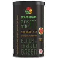 Zahăr pulbere Green Sugar Premium 1:2, 1000 g, Laboratoarele Remedia