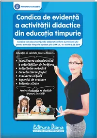 Condica de evidență a activității didactice din educația timpurie (Caietul educatoarei), ediția 2023-2024