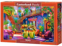 Puzzle Castorland din 500 piese - Papagalii în Paradis