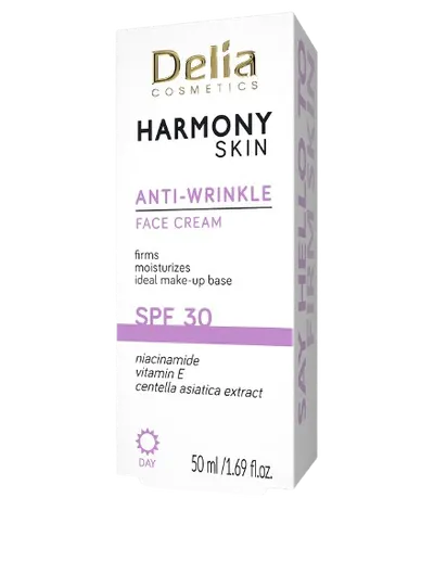Crema de fata antirid cu SPF30 Harmony, 50ml, Delia Cosmetics