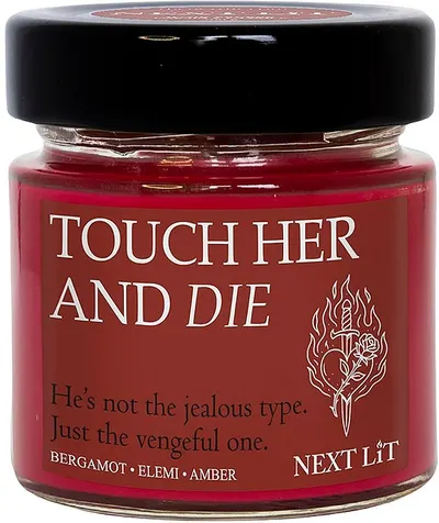 Lumânare parfumată Next Lit Burning Tropes - Touch Her and Die, 100 g