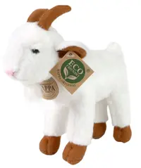 Jucărie de plus Rappa Eco Friends -Capră, în picioare, 20 cm