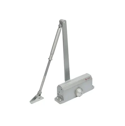 Amortizor hidraulic cu brat SA-6033AW-sv, argintiu Pentru: usi cu greutatea de 40-65 kg latime usa ≤950mm Ulei hidraulic termost