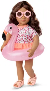 Păpuşă Our Generation - Gabriela, cu accesorii și carte, 46 cm, cu accesorii