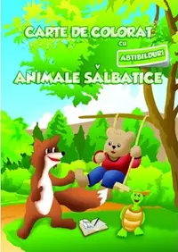 Carte de colorat cu abțibilduri