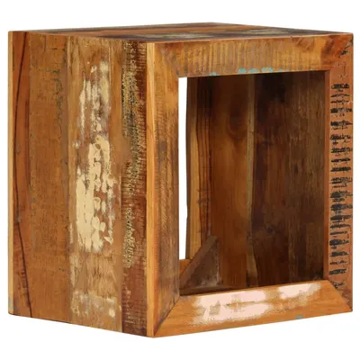 vidaXL Scaun, 40 x 30 x 40 cm, lemn masiv reciclat