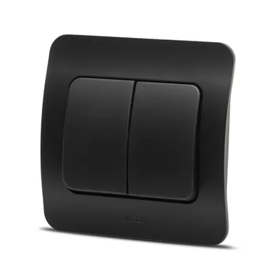 Jazz comutator, negru mat, Elbi