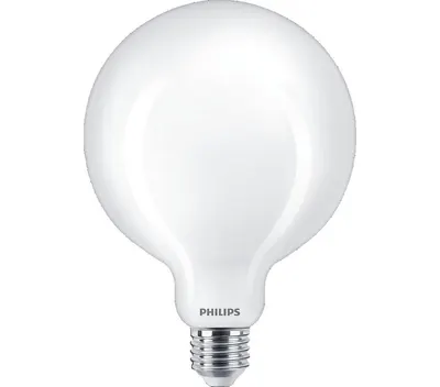 Bec LED Philips Classic G120, EyeComfort, E27, 13W (120W), 2000 lm ,lumina calda (2700K), mat