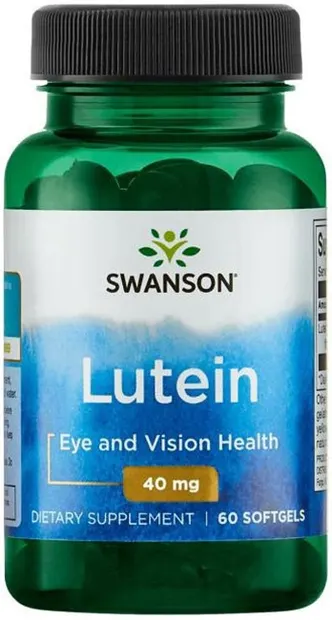 Lutein, 40 mg, 60 capsule moi, Swanson