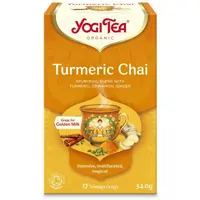 Ceai Bio cu Turmeric (curcuma), 17 Pliculete - 34g, Yogi Tea