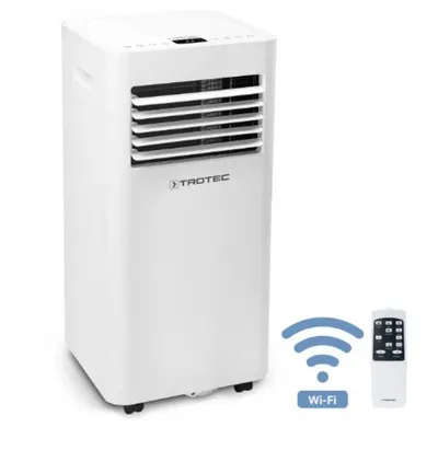Aer conditionat portabil Trotec PAC 2620 E, WiFi, 9.000 Btu, Debit 330mc/ora, Telecomanda, Display, Timer, Pentru 30mp
