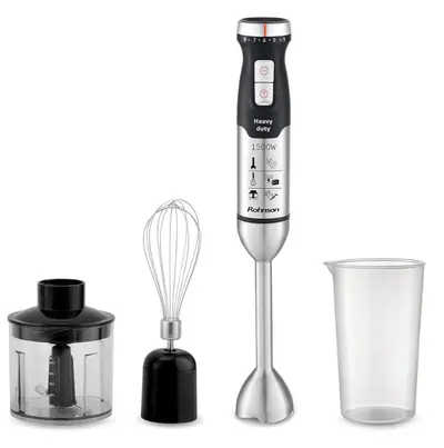 Blender Rohnson - 3 în 1 R-5740, 1500W, 9 viteze, negru/gri
