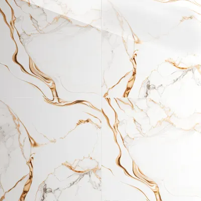 Gresie interior rectificata Sahara Gold 61 x 61 cm satinata tip marmura