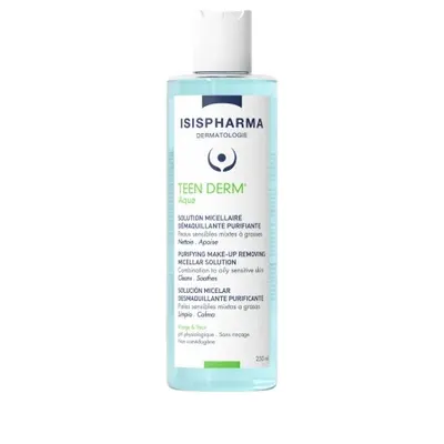 Teen Derm Aqua – Solutie micelara purifianta pentru ten sensibil – 250 ml IsisPharma