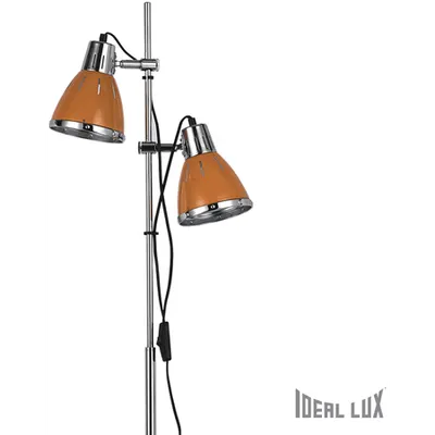 Lampa de podea Elvis, 2 becuri, dulie E27, D:240 mm, H:1600 mm, Portocaliu